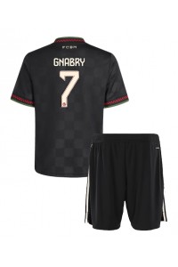 Bayern Munich Serge Gnabry #7 Jalkapallovaatteet Lasten Kolmas peliasu 2025-26 Lyhythihainen (+ Lyhyet housut)